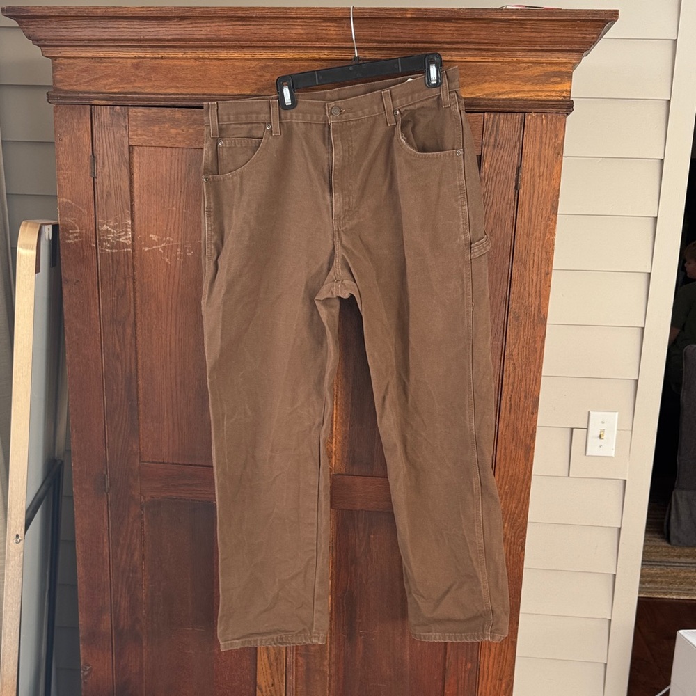 Dickies Men's Cargo Pants in Classic Brown 36x32